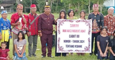 Aksi Solidaritas Di Tumbang Malahoi: Masyarakat Adat Desak Pengesahan RUU Masyarakat Adat