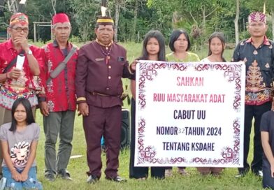 Aksi Solidaritas Di Tumbang Malahoi: Masyarakat Adat Desak Pengesahan RUU Masyarakat Adat